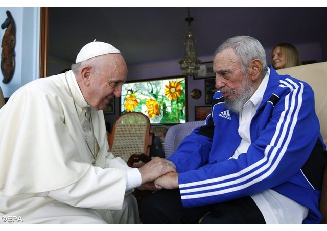 Francisco encontra Fidel Castro