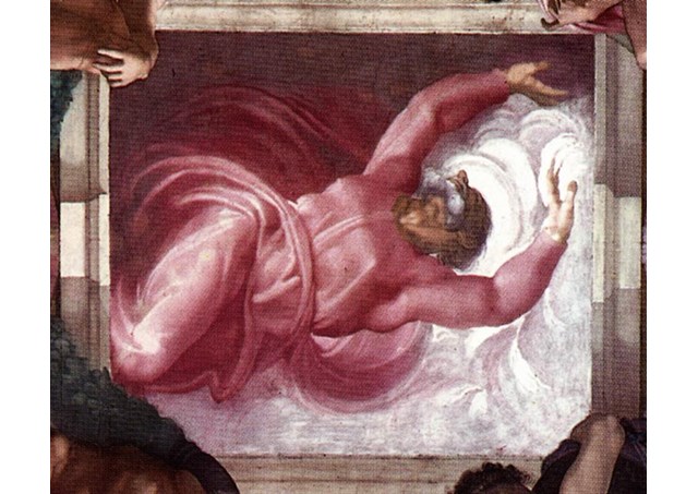 Sistine Chapel God Divides Light From Darkness