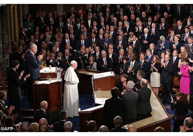 Diálogo, bem comum, dignidade para todos - Papa no Congresso dos EUA, papa  papa americano 